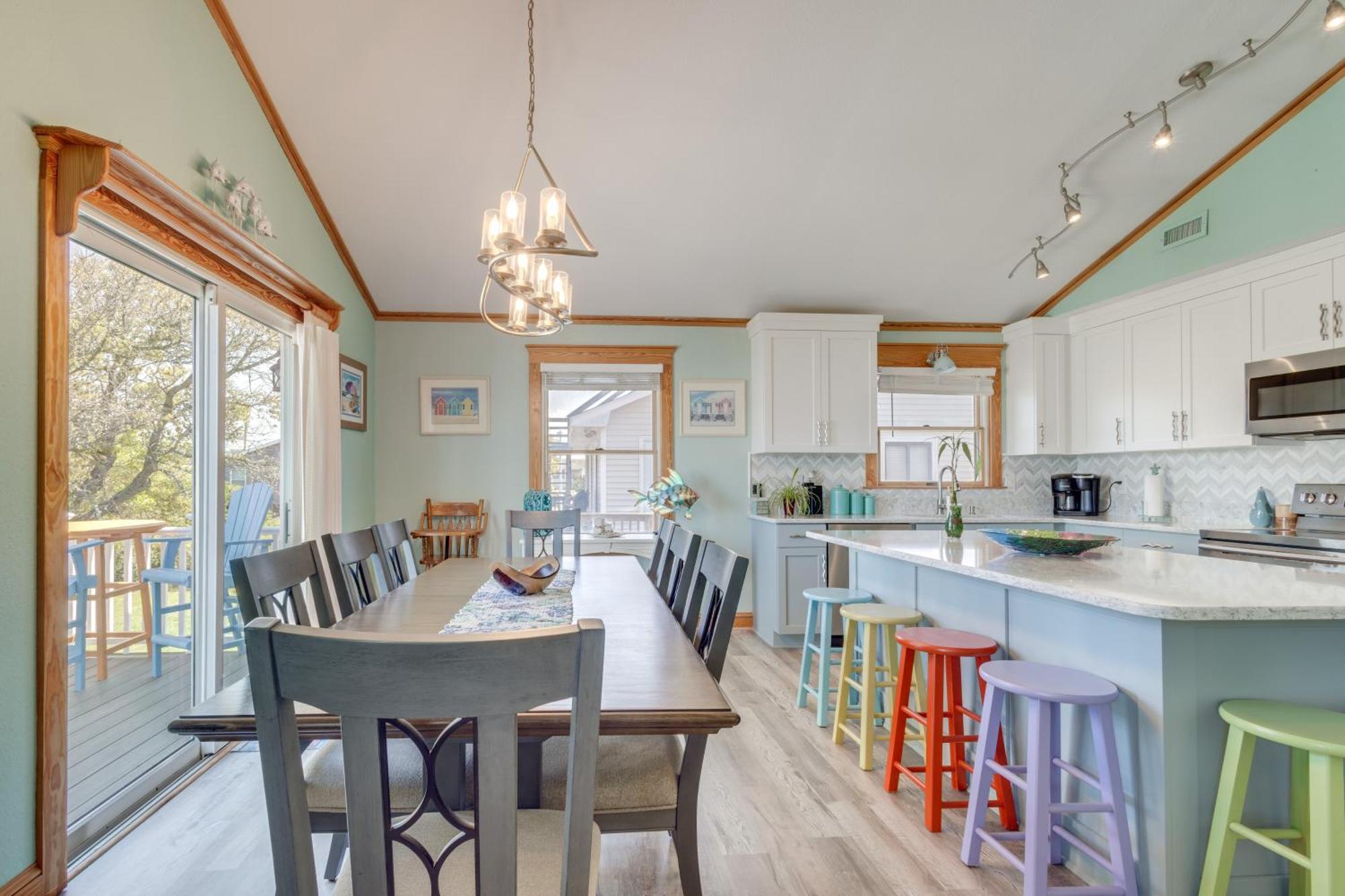 Coastal Home With Deck And Outdoor Shower Kill Devil Hills Exterior photo
